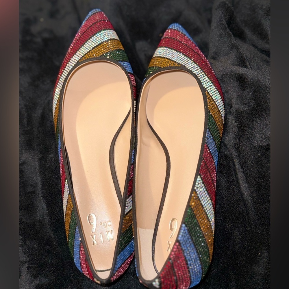 Mix No. 6 Colorful Striped Women's Flats - Picture 8 of 11
